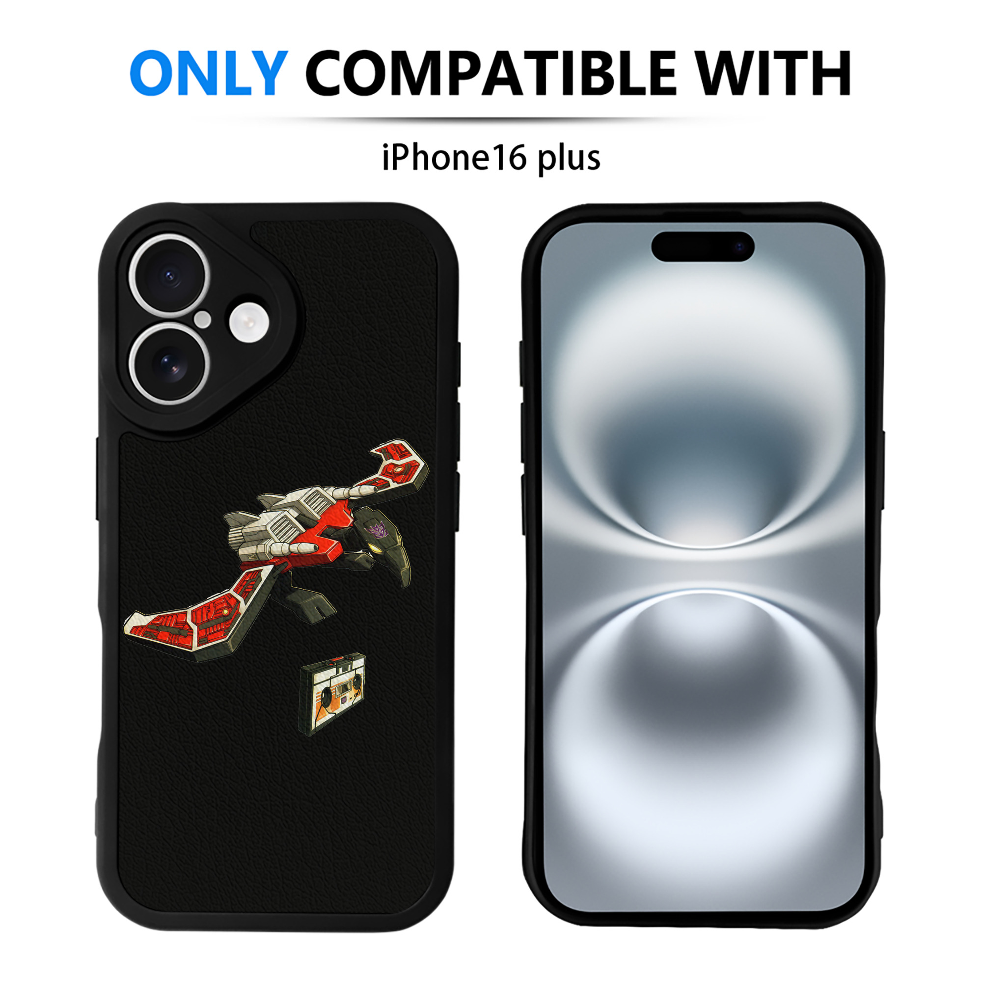 （画像用）  【iPhone 16シリーズ対応】シリコンスマホケース（レザー調） 材質：シリコン